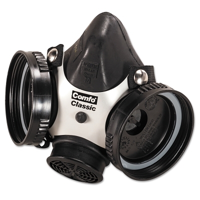 BLACK MED. RESPIRATOR FA